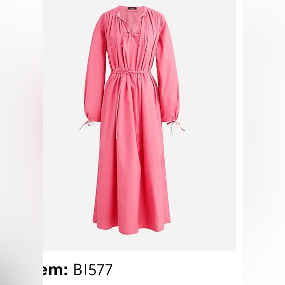 NWT Cotton poplin tunic midi dress